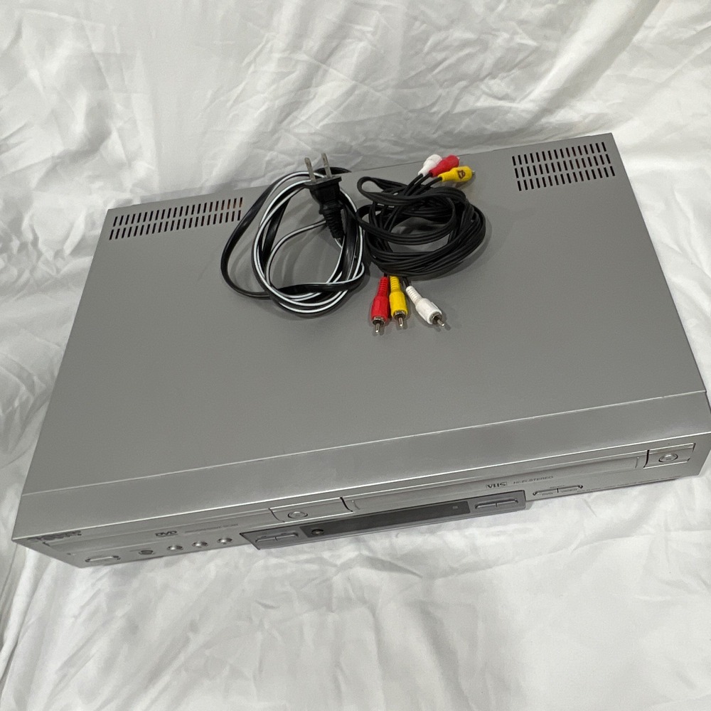 Sony SLV-D300P DVD Player VCR Player Combo Silver (No Remote) Tested Works - Picture 7 of 14
